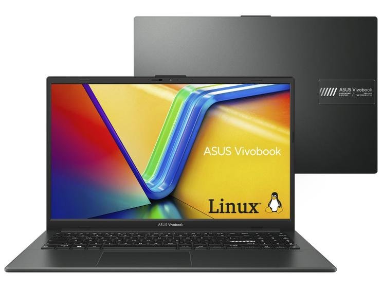 Notebook ASUS Vivobook Go 15 E1504FA AMD Ryzen 5 7520U, 16GB RAM, SSD, Tela 15,6" Full HD