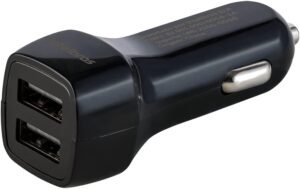 Carregador Veicular Intelbras ECV2 Fast com 2 Portas USB – Preto