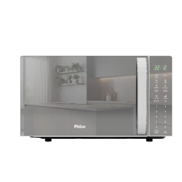 Micro-ondas Philco 20L Espelhado Pintura Limpa Fácil PMO24E 127v