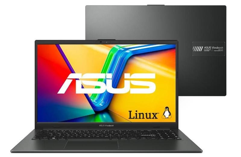 Notebook ASUS Vivobook Go 15 E1504FA, AMD Ryzen 5 7520U, 8GB, SSD 256GB, Tela 15,6" Full HD