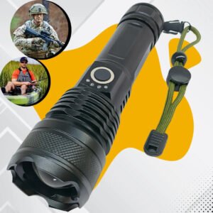 Lanterna Tática Recarregável T9 Apfer Super Potente