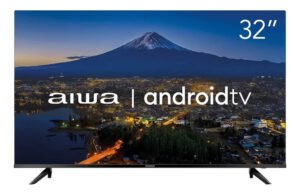 Smart TV AIWA 32" Android HD, Borda Ultrafina, HDR10 e Dolby Áudio – AWS-TV-32-BL-02-A