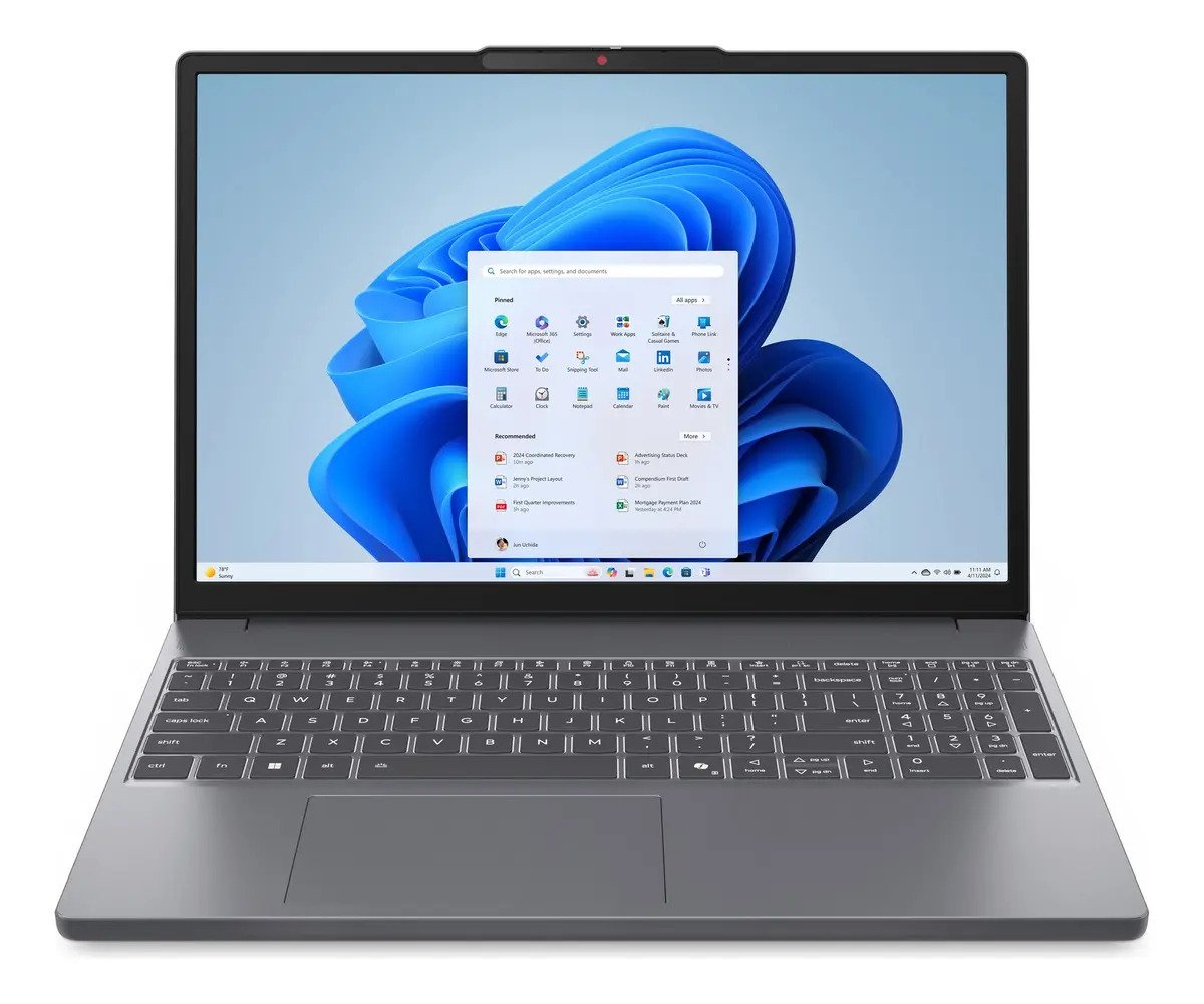 Notebook Lenovo IdeaPad Slim 3 Intel Core i5-13420H, 8GB, SSD 512GB, Tela 15,3", Windows 11