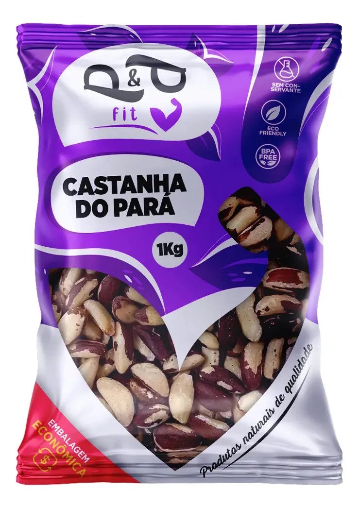 Castanha-do-Pará Inteira 1kg a Vácuo – P&P