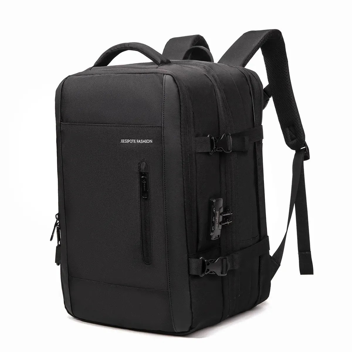 Mochila Para Notebook Impermeável com Porta USB e Senha Para Homem