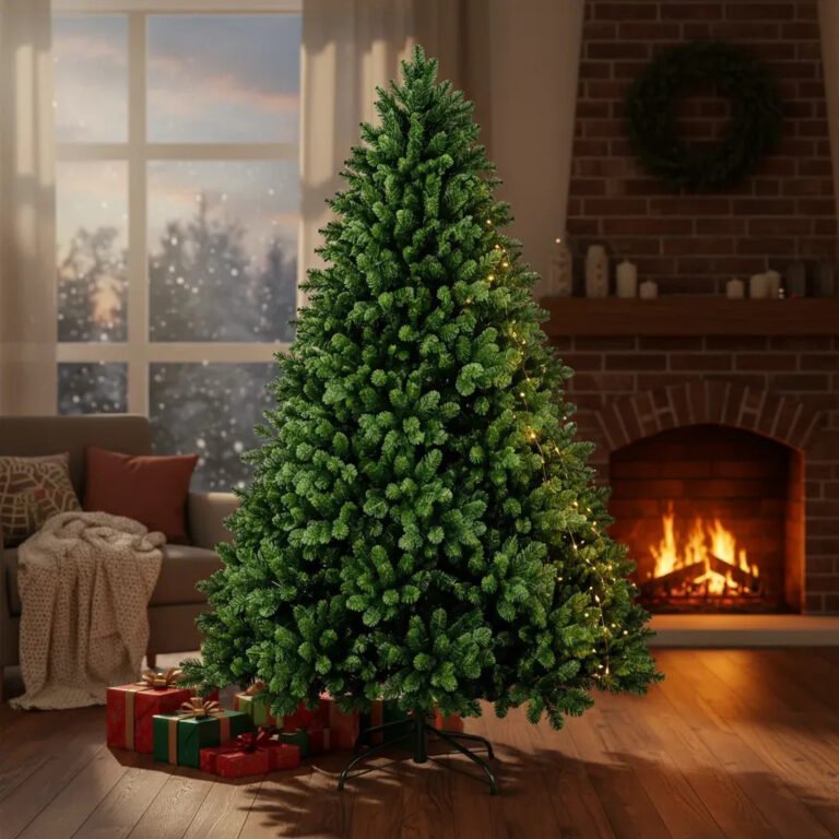 Árvore de Natal Pinheiro Verde Tradicional 2,10 m com 1800 Galhos