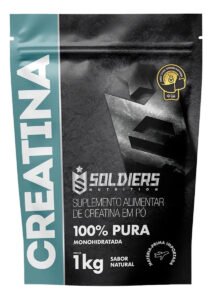 Creatina Soldiers Nutrition em pó Sem sabor x 1kg