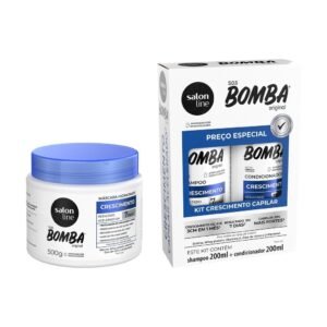 Kit Salon Line S.O.S Bomba Crescimento Capilar 200 ml + Máscara de Hidratação 500 g