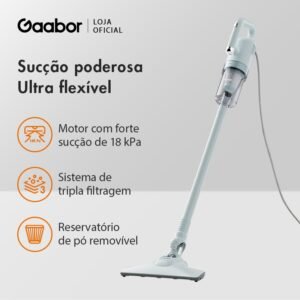Aspirador Vertical Gaabor 2 em 1 18000Pa Silencioso CW-18M02A